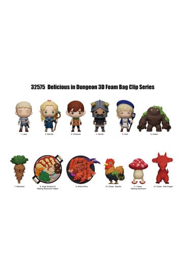 Expositor de clips para bolsas de PVC Delicious in Dungeon Serie 1 (24)
