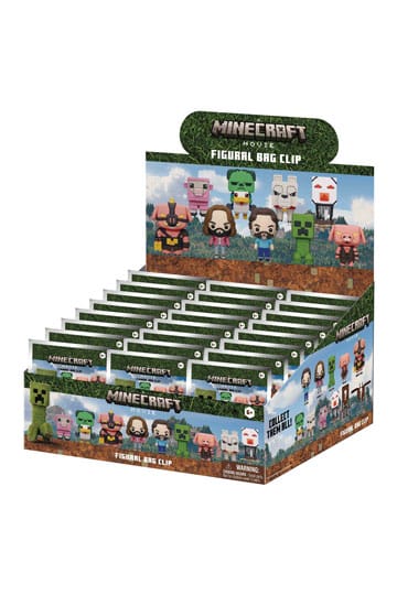 Minecraft 3D PVC Taskeclips Series 1 Display (24)