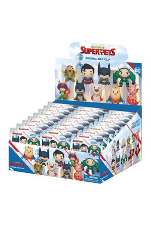 Clip per borse in PVC 3D DC Super Pets Serie 1 Display (24)