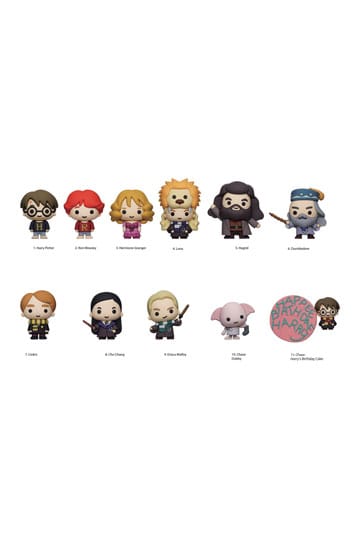 Harry Potter 3D PVC Bag Clips Series 12 Display (24)