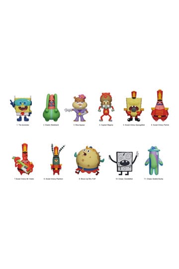SpongeBob SquarePants 3D PVC Borse Clips Serie 6 (24)