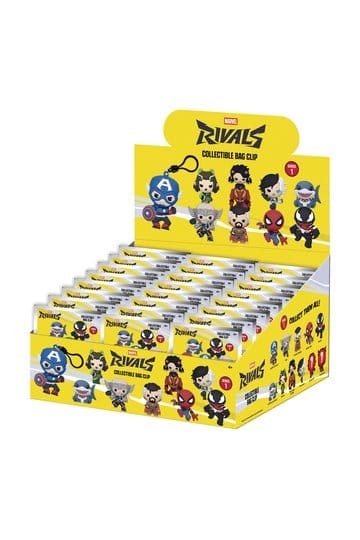 Marvel Rivals 3D Foam Bag Clips Series 16 Display (24)