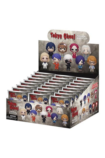 Tokyo Ghoul 3D PVC Bag Clips Series 2 Display (24)