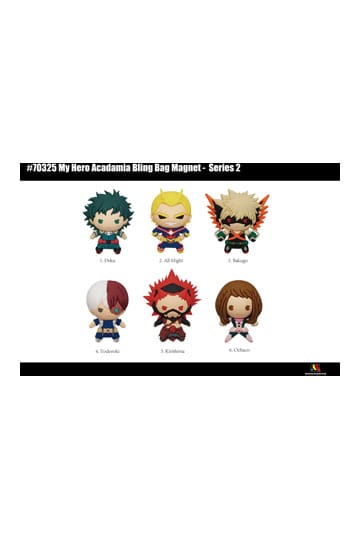 My Hero Academia 3D Magnets Series 2 Display (12)