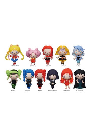 Sailor Moon 3D PVC Bag Clips Series 8 Display (24)