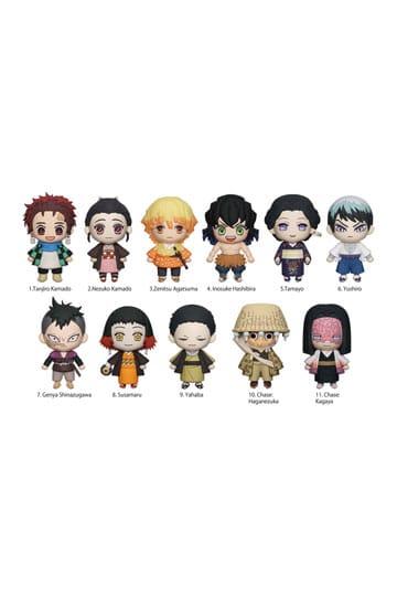 Demon Slayer: Kimetsu No Yaiba PVC Bag Clips Series 3 Display (24)