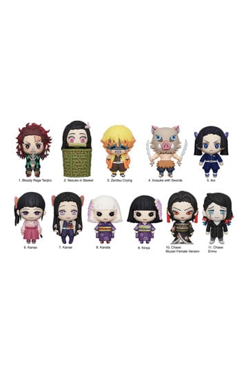 Demon Slayer: Kimetsu Hayır Yaiba 3D PVC Çanta Klipleri Seri 4 Ekran (24)