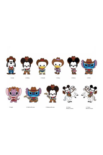 Disney Classic Western 3D Foam Bag Clips Series 72 Display (24)