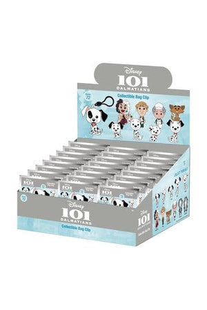 One Hundred and One Dalmatians 3D Foam Bag Clips Serie 72 Display (24)