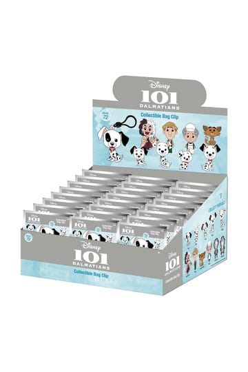 One Hundred and One Dalmatians 3D Foam Bag Clips Serie 72 Display (24)
