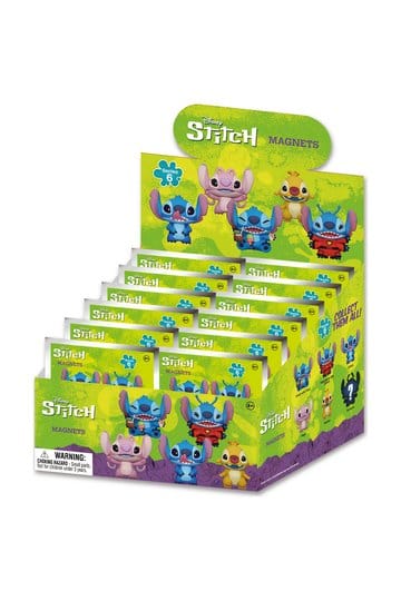 Lilo & Stitch 3D Magnets Stitch Series 6 Blind Pack Display (12)