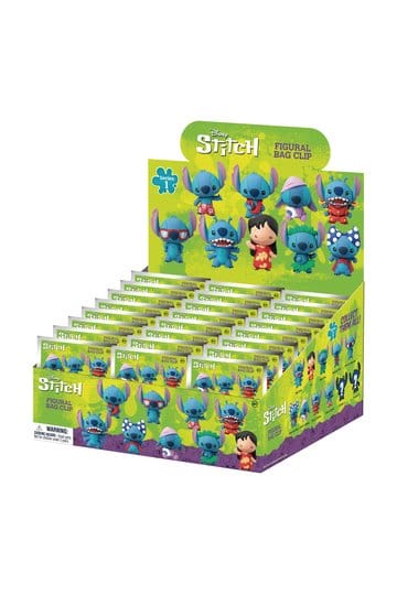 Lilo & Stitch 3D PVC Bag Clips Series 1 Display (24)