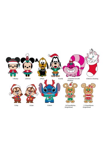 Disney 3D PVC Bag Clips Series 59 Display (24)