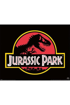 Jurassic Park Mini-Poster (klassisches Logo), 40 x 50 cm