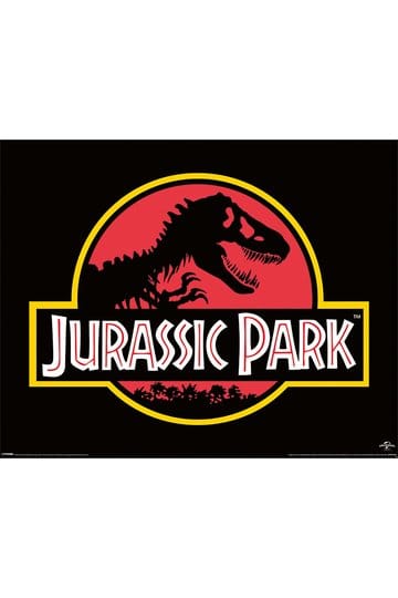 Jurassic Park Mini-Poster (klassisches Logo), 40 x 50 cm