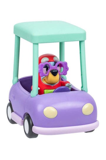 Bluey Mini Figür Oyun Seti Janet ve Büyükanne Arabası