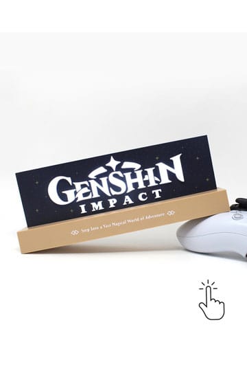 Genshin Impact Led-Light-logotyp 22 cm
