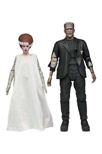 Universal Monsters Actionfiguren 2er-Pack Braut von Frankenstein 90. Jahrestag Das Monster und sein Gefährte 18 cm