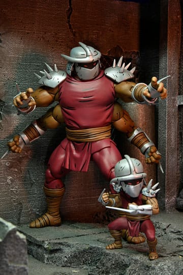 Teenage Mutant Ninja Turtles (Mirage Comics) Figure d'action Cloned Clone & Mini Shredder (Deluxe) 18 cm