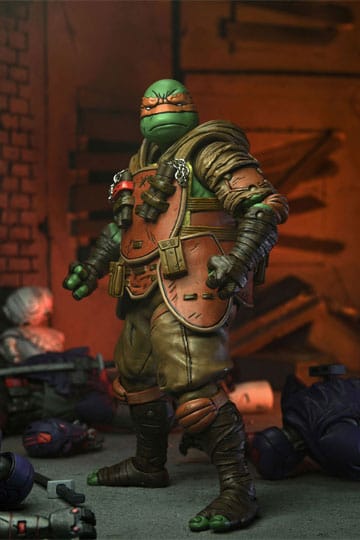 Teenage Mutant Ninja Turtles (Son Ronin) Aksiyon Figürü Ultimate Flashback Michelangelo 18 cm