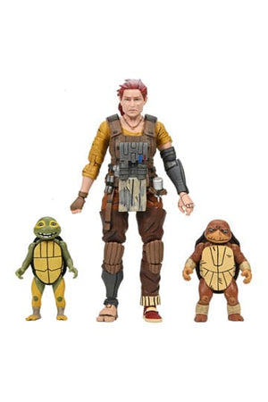 Teenage Mutant Ninja Turtles (The Last Ronin The Lost Years) Actionfigur Grammy April mit Baby Yi & Moja 18 cm