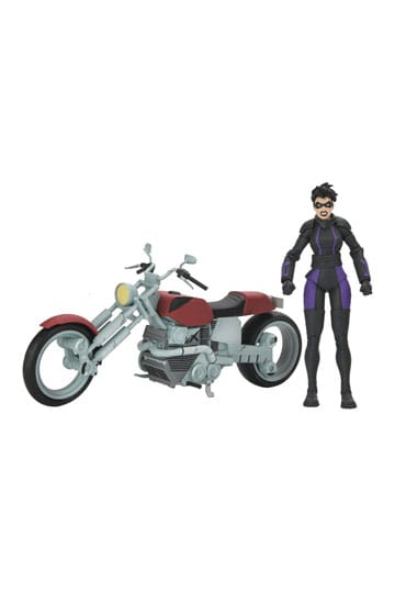 Teenage Mutant Ninja Turtles (The Last Ronin The Lost Years) Actiefiguur Casey Marie met Last Ronin Motorcycle 18 cm