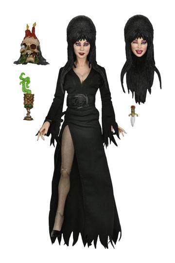 Elvira, Herrin der Dunkelheit, bekleidete Actionfigur 20 cm