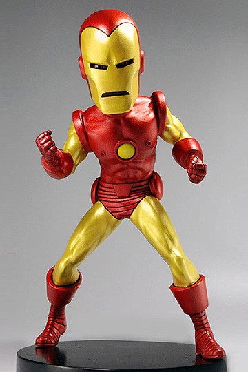 Marvel Classic Extreme Head Knocker Bobble-hoved Iron Man 20 cm