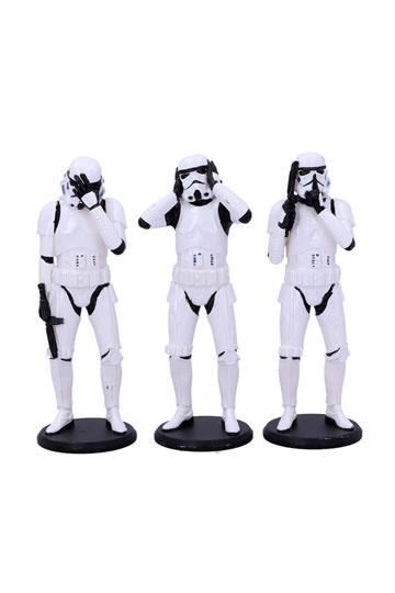 Figuras originales de Stormtrooper 3 paquetes 3 stormtroopers sabios 14 cm