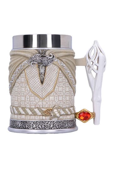 Lord des Anneaux Tankard Gandalf le blanc 15 cm