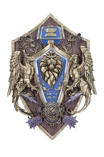 World of Warcraft Plaque Alliance 30 cm