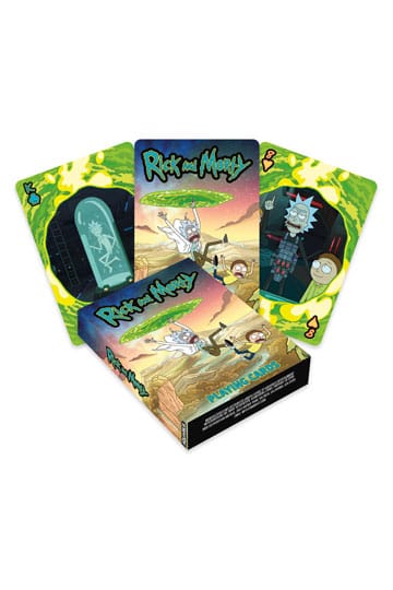 Rick et Morty jouent des scènes de cartes