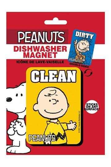 Peanuts: Clean Dirty Dishwasher Magnet