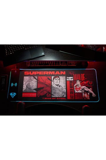 DC Comics Mousepad mit mobilem Ladegerät Superman