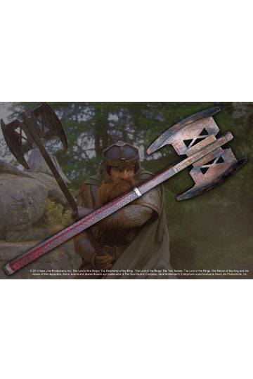 Señor de los anillos réplica 1/1 el hacha gimli