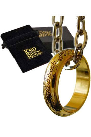 Ringenes herre ring den ene ringen (gullbelagt)