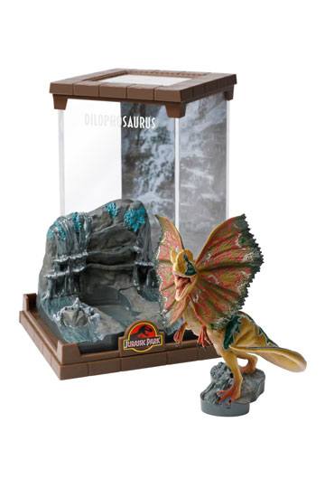 Criatura del Parque Jurassic PVC Diorama Dilophosaurus 18 cm