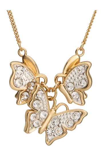 Wicked Replica 1/1 Glinda's Butterfly Necklace (gold-plated)