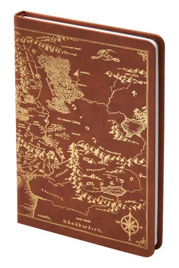 The Lord of the Rings Journal Map of Middle-Earth 240 sidor