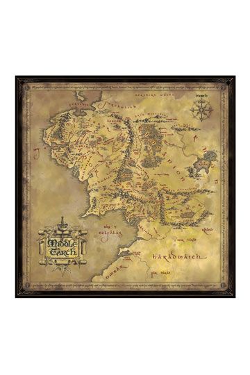 Seigneur des anneaux Puzzle du puzzle de la Terre du milieu (1000 pièces)