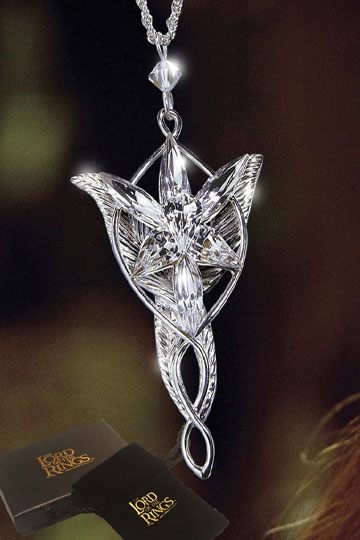 Lord of the Rings privjesak Arwen's Evenstar (srebrno pozlaćen)