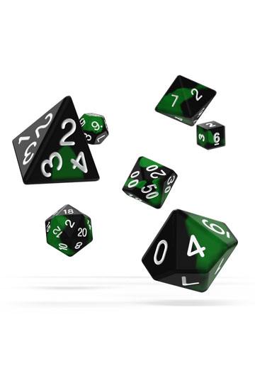 Oakie Doakie Dice RPG Set Glow in the Dark - Biohazard (7)