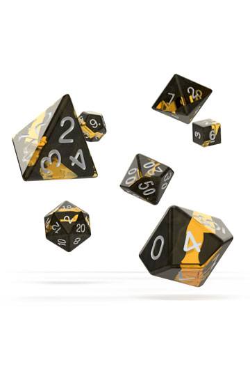 OAKIE DOAKIE DICE RPG Set Enclave - Amber (7)