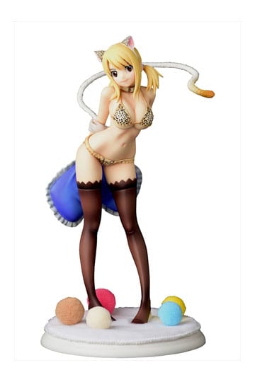 Fairy Tail Statue 1/6 Lucy Heartfilia - Leopard print CAT Gravure_Style 25 cm