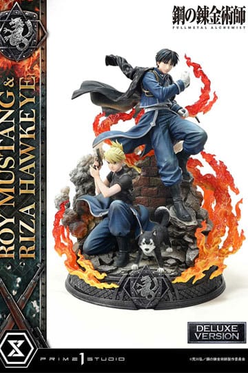 Fullmetal Alchemist Concept Masterline Statue 1/6 Roy Mustang & Riza Hawkeye Deluxe Version 50 cm