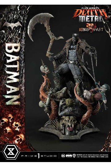 Dark Knights: Metal Statue 1/3 Death Metal Batman Deluxe Bonus Ver. 105 cm