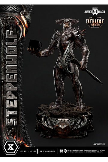 Estatua Masterline de la Liga de la Justicia de Zack Snyder 1/3 Steppenwolf Deluxe Bonus versión 102 cm