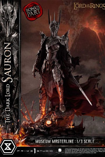 Herr der Ringe Museum Masterline Series Statue 1/3 Der Dunkle Lord Sauron Bonusversion 117 cm