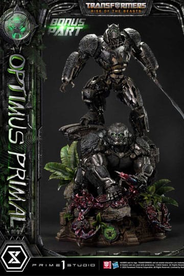 Transformers: The Rise of the Beasts Müzesi Masterline heykeli Optimus Primal Ultimate Bonus Sürüm 72 cm
