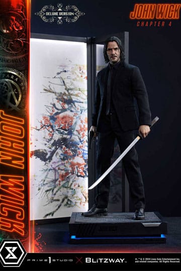 John Wick Chapter 4 Ultimate Premium Masterline Series Statue 1/4 John Wick Deluxe versjon 54 CM